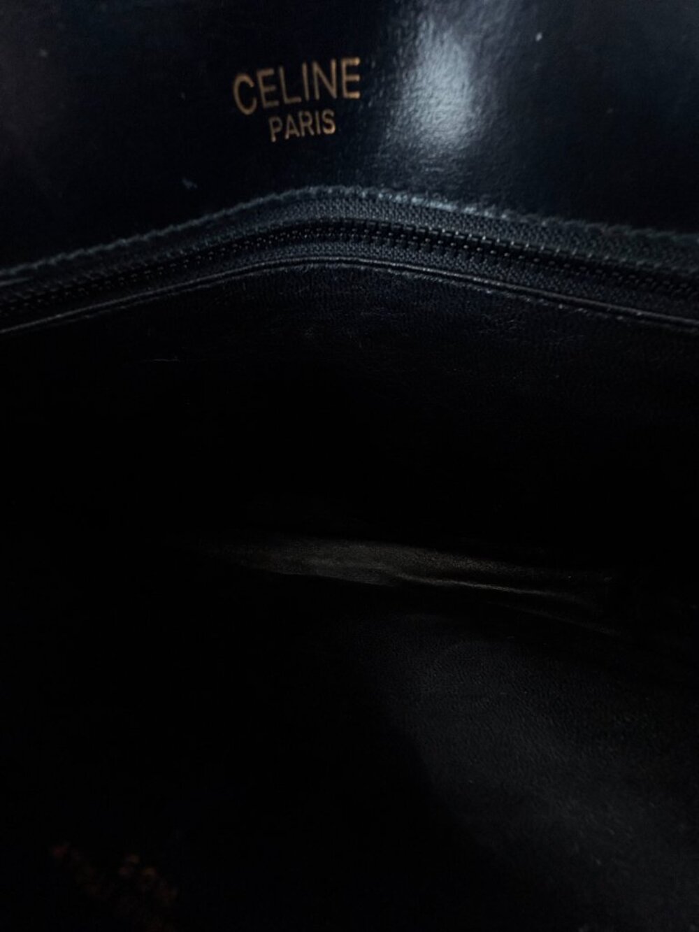 Celine Black & Gold Clutch - Picture 4 of 5